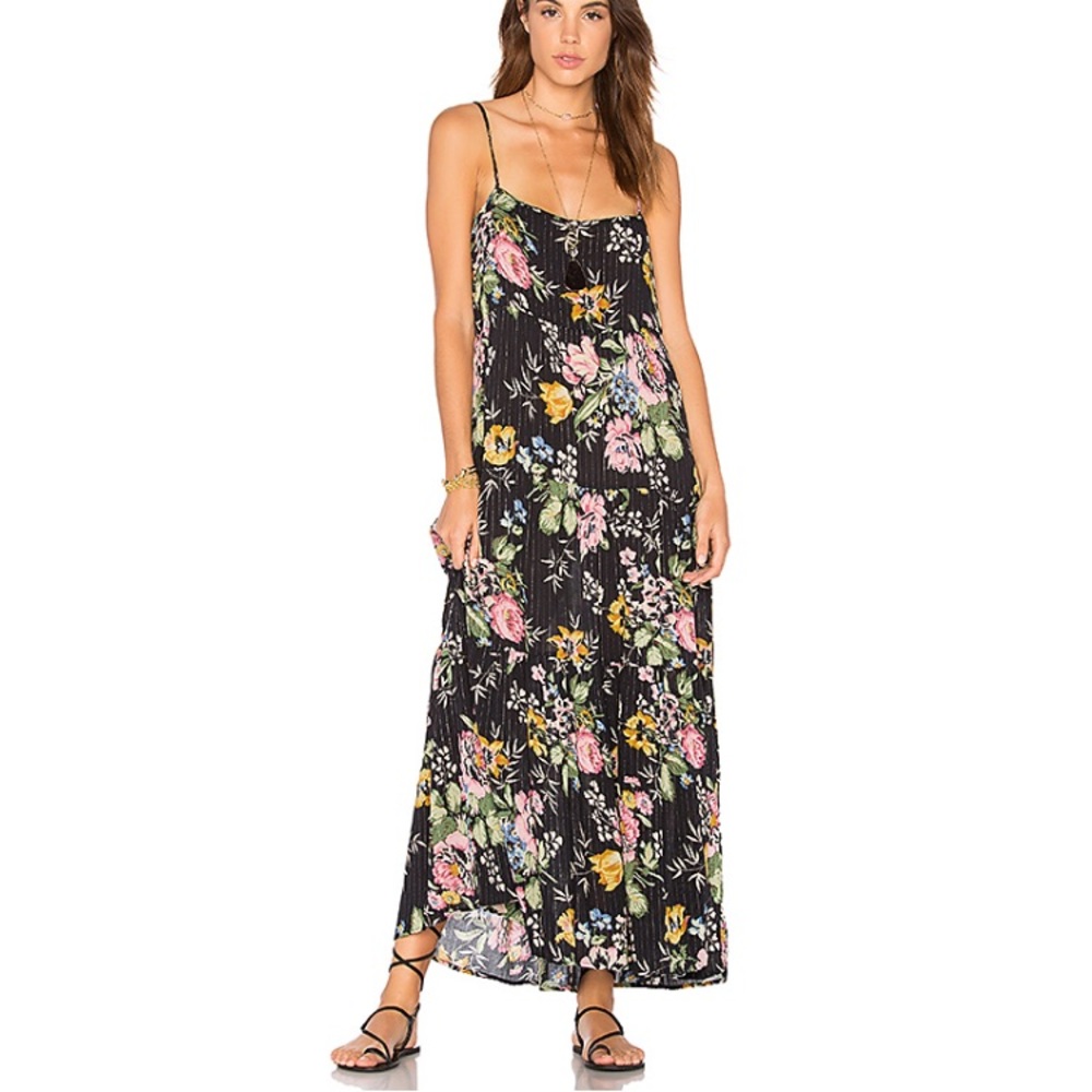 Auguste Delilah Slip Maxi Dress in Delilah Black